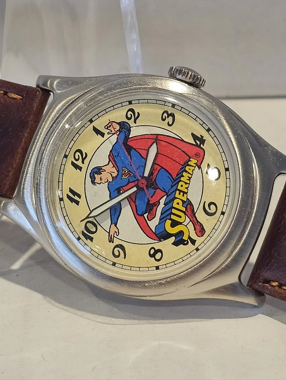 1993 Fossil Vintage Superman Limited Edition Collectors Watch & Original Box